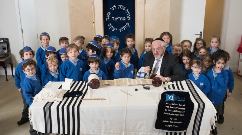 Reception with Sefer Torah